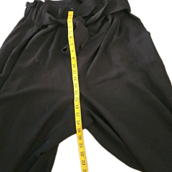 Madewell Womens Black Tie-Waist Huston Pull-On Crop Plus Size Minimalis Pants 3X - Picture 11 of 12